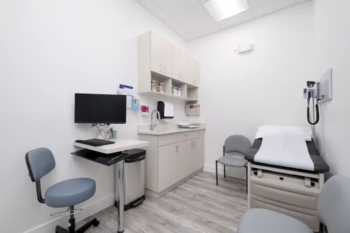 Exam room at Axis Primary Care