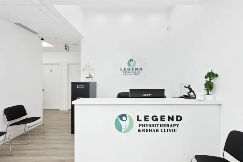 Legend Physiotherapy and Wellness reception